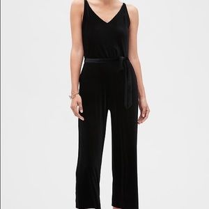 Banana Republic Petite Velvet Jumpsuit